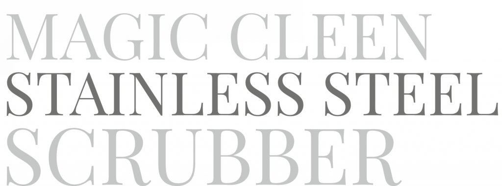 Stainless Steel Scrubber Magic Cleen